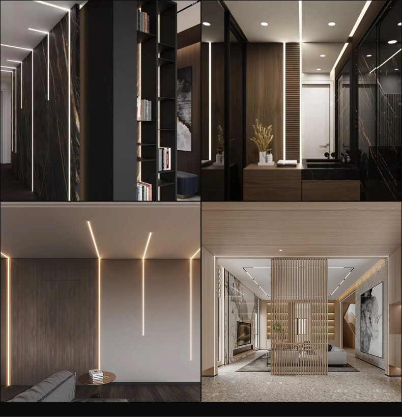 10Pcs 3.3ft Each LED Aluminum Profile Channel Holder with Cover for LED Strip