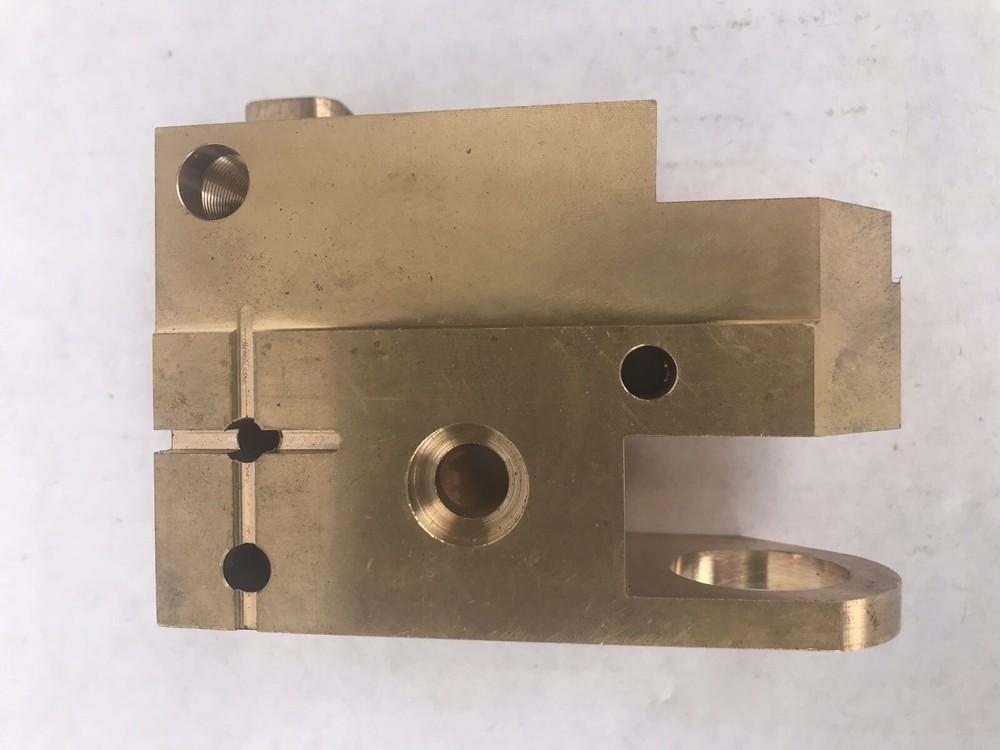 Heidelberg Operator Side Brass Side Guide Block C5.072.201