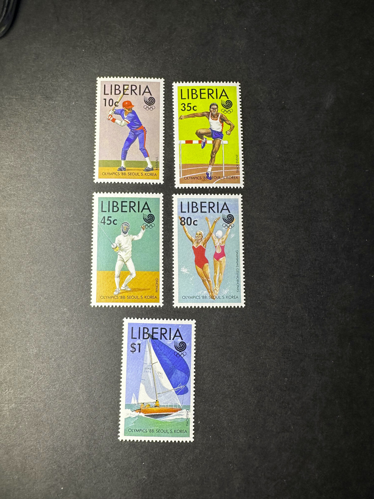 Liberia #1091-1095 MNH