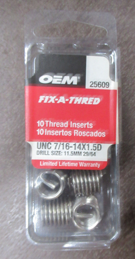 OEM FIX-A-THREAD 25609 10 THREAD INSERTS