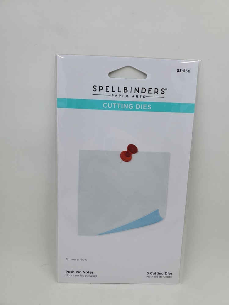 SP1 Spellbinders Cutting Dies Push Pin Notes New