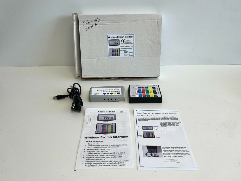 PP27:  QuizWorks Wireless Switch Interface AA10 Transmitter and Reciever