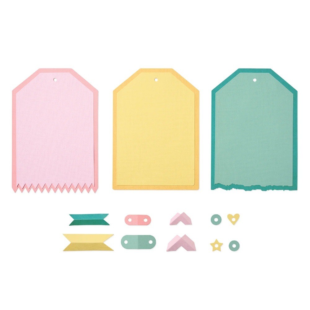 Sizzix Thinlits 666826 Snap & Swap Large Tags (49 and Market)