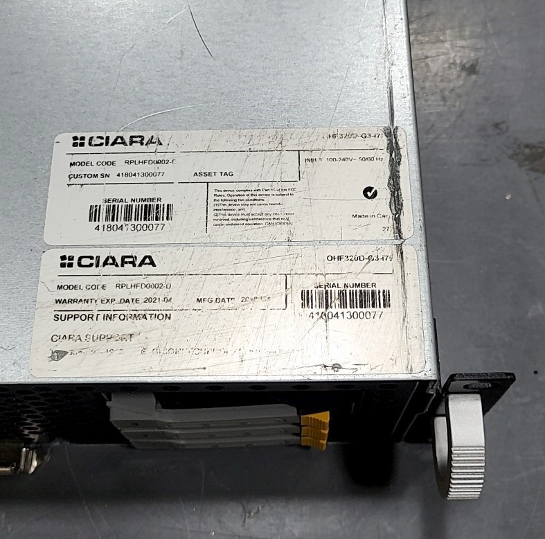 CIARA ORION HF320D-G3 Server Case BAREBONE SEE NOTES