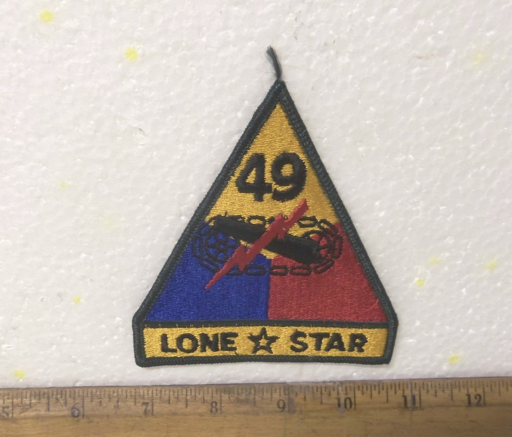 US Army 49th Armored Division Embroidered Patch