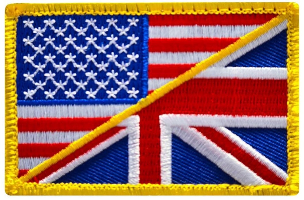 SAS British UK Union Jack Flag Morale Patch | 2PC HOOK BACKING 3"x2"