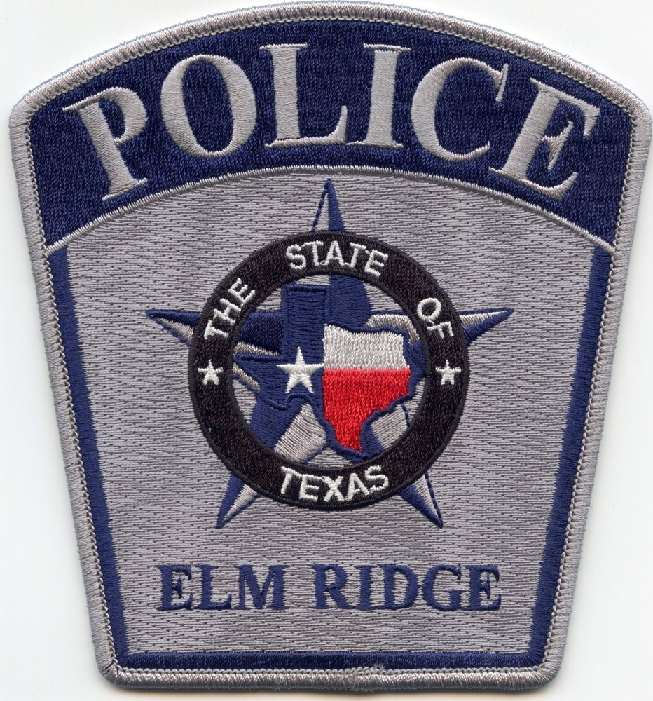 ELM RIDGE TEXAS #A POLICE PATCH