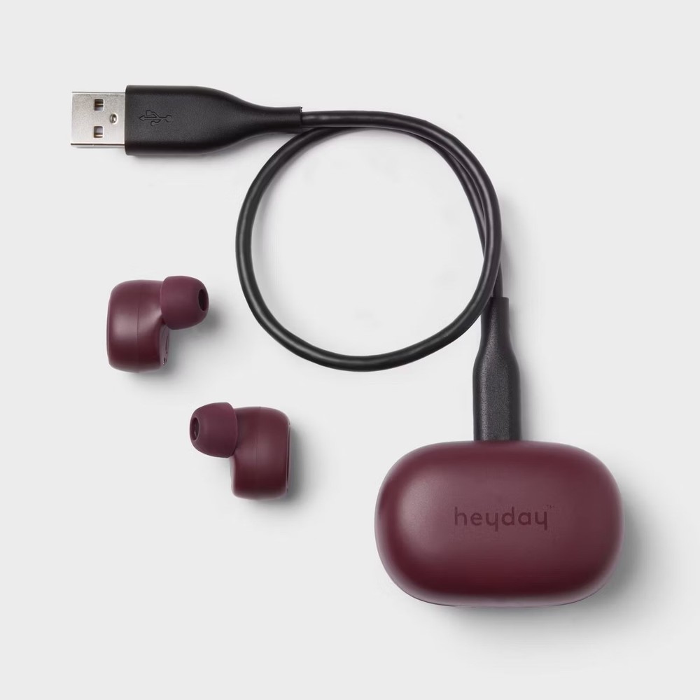 True Wireless Bluetooth Earbuds - heyday - Dark Cherry