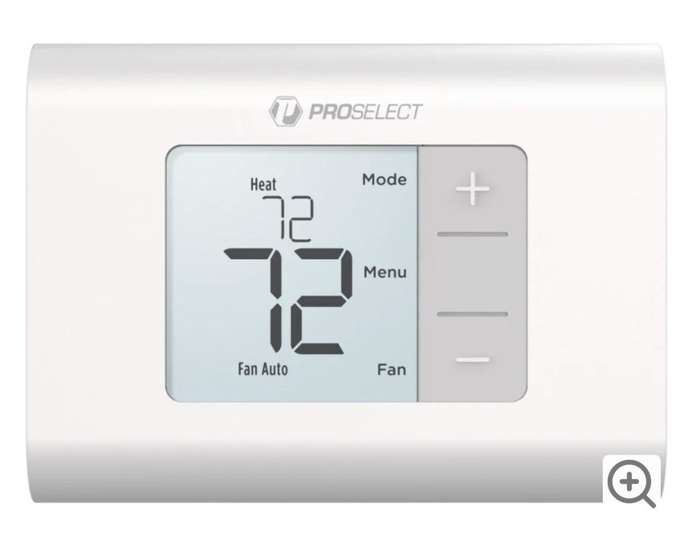 PROSELECT PSTSN21AWH Non-Programmable Digital Controls Thermostat - White - NEW