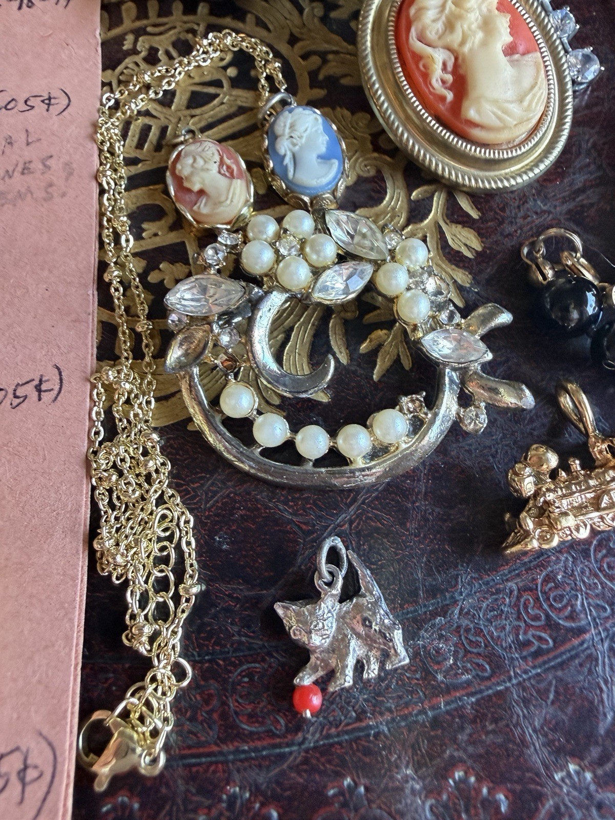 Victorian To Vintage Jewelry Lot Gold Filled And Sterling Some For Repair Craft