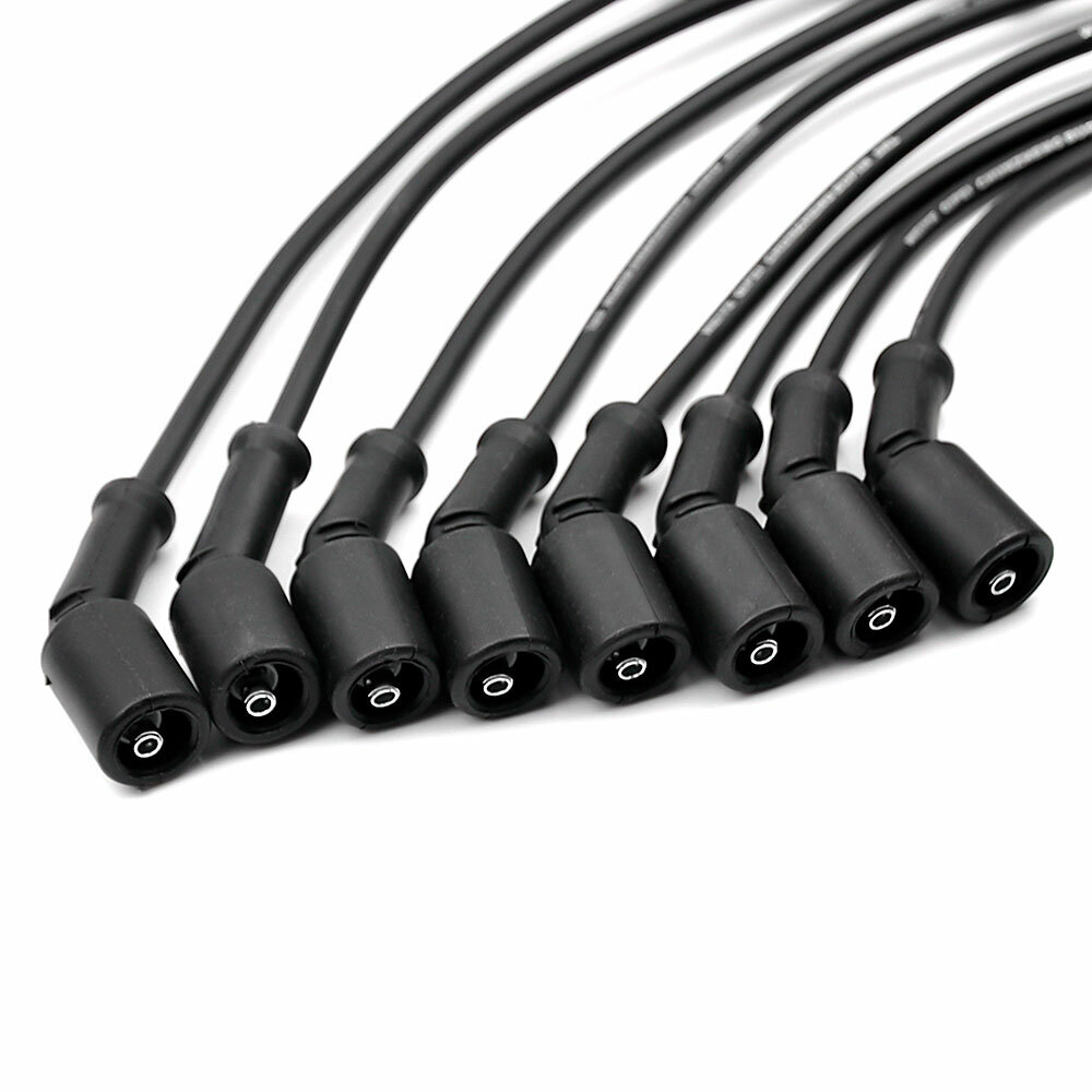 8x Spark Plugs and Wires Set for GMC Chevy Tahoe Hummer 5.3 6.0 V8 9748HH 41-962