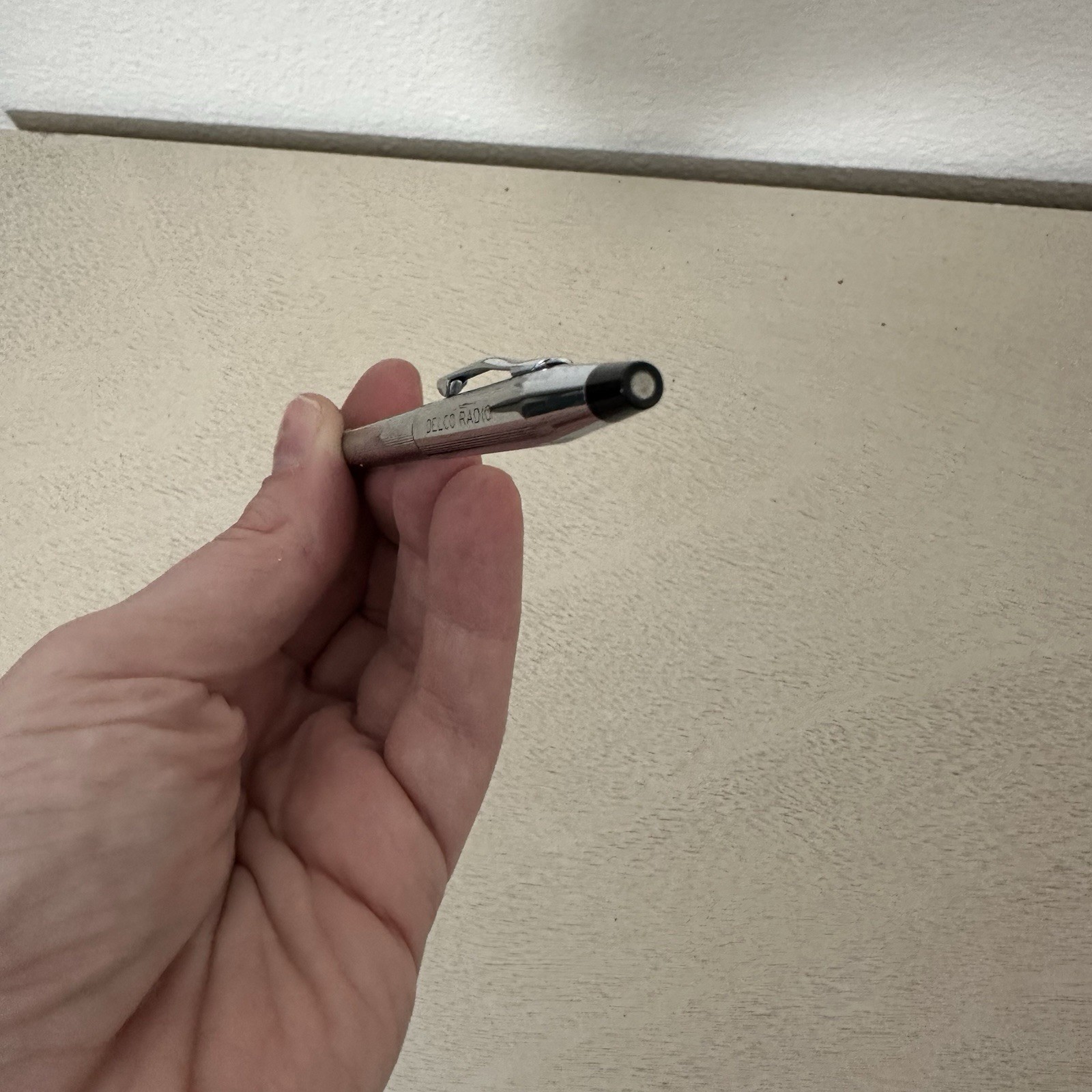 Vintage CROSS Century Chrome Pen Deodorant Radio - Ink Is Fading