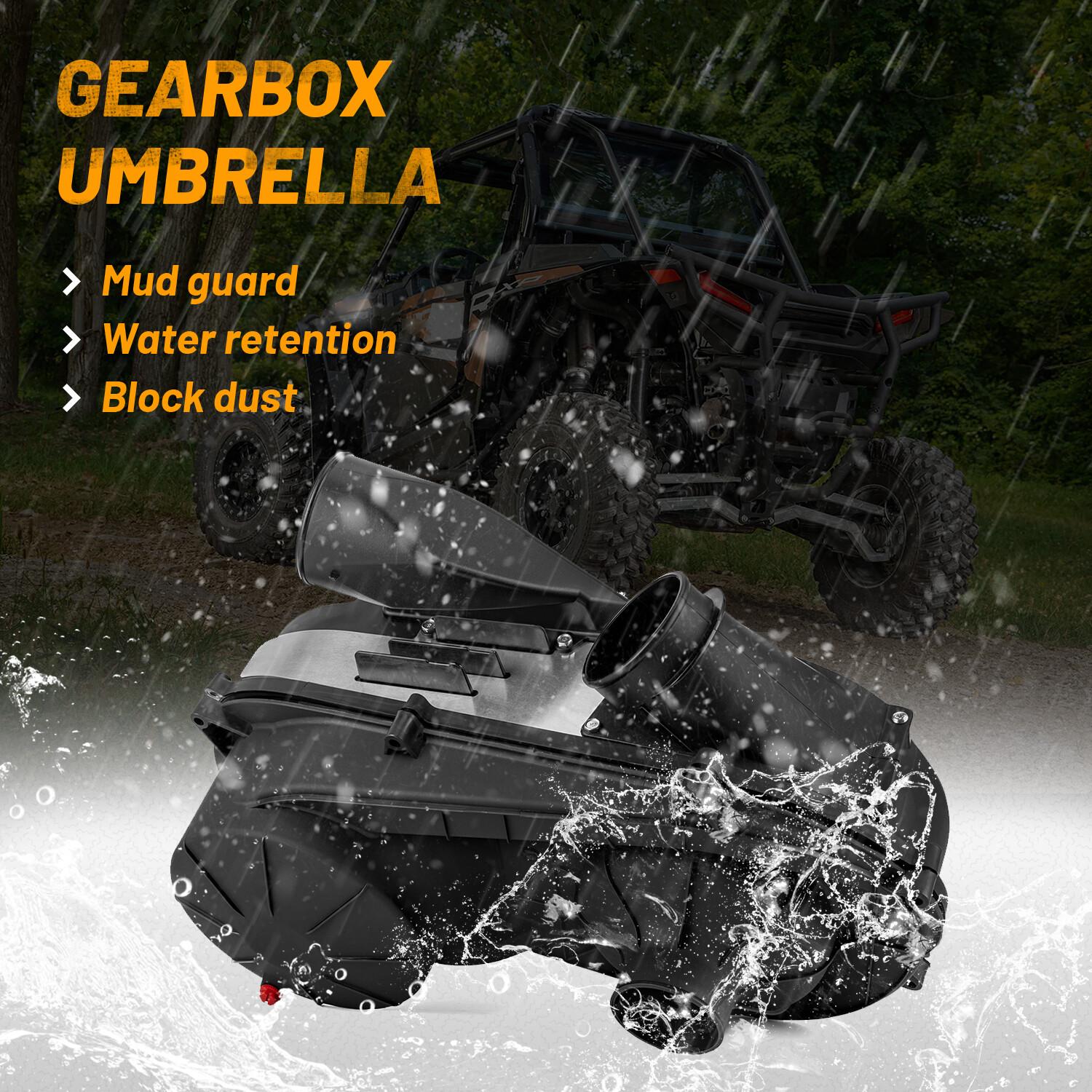 For 2014-2023 Polaris General 1000 Ranger RZR Inner + Outer Clutch Belt Cover