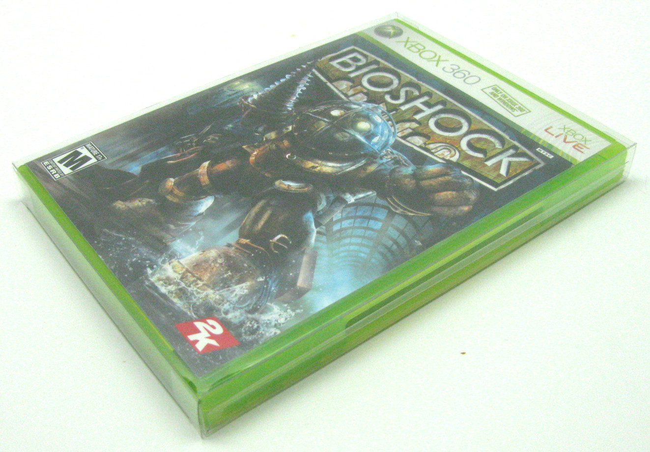 10Pack XBOX 360 CIB GAME - CLEAR PLASTIC PROTECTIVE BOX PROTECTOR CASE SLEEVE