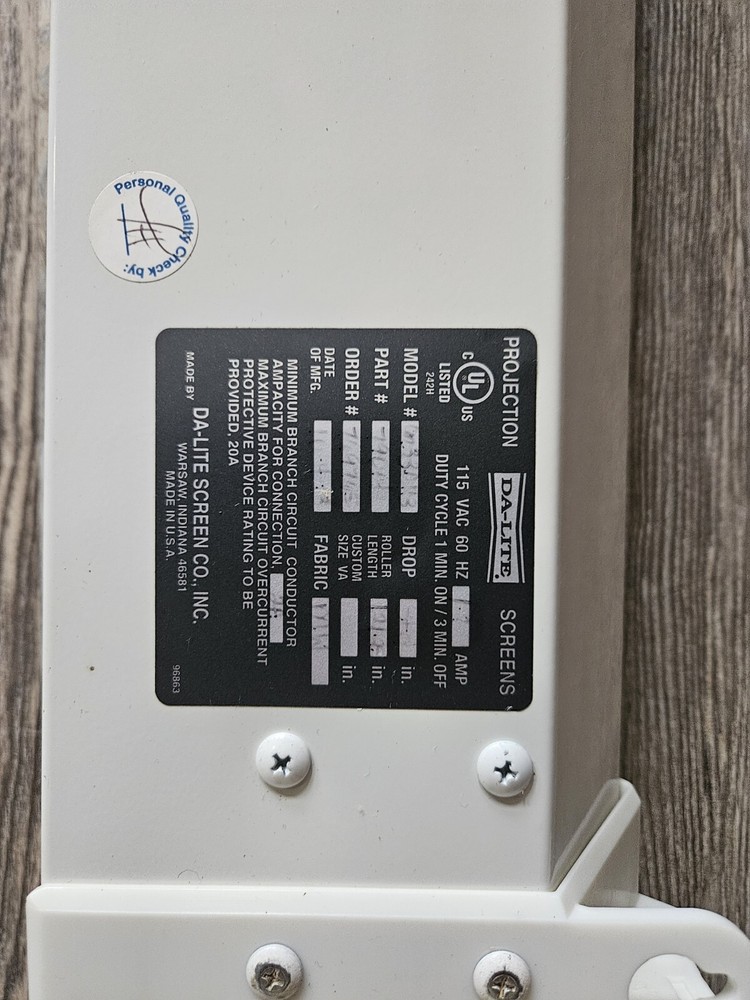 Theater Projection Screen Wall Mount Electric