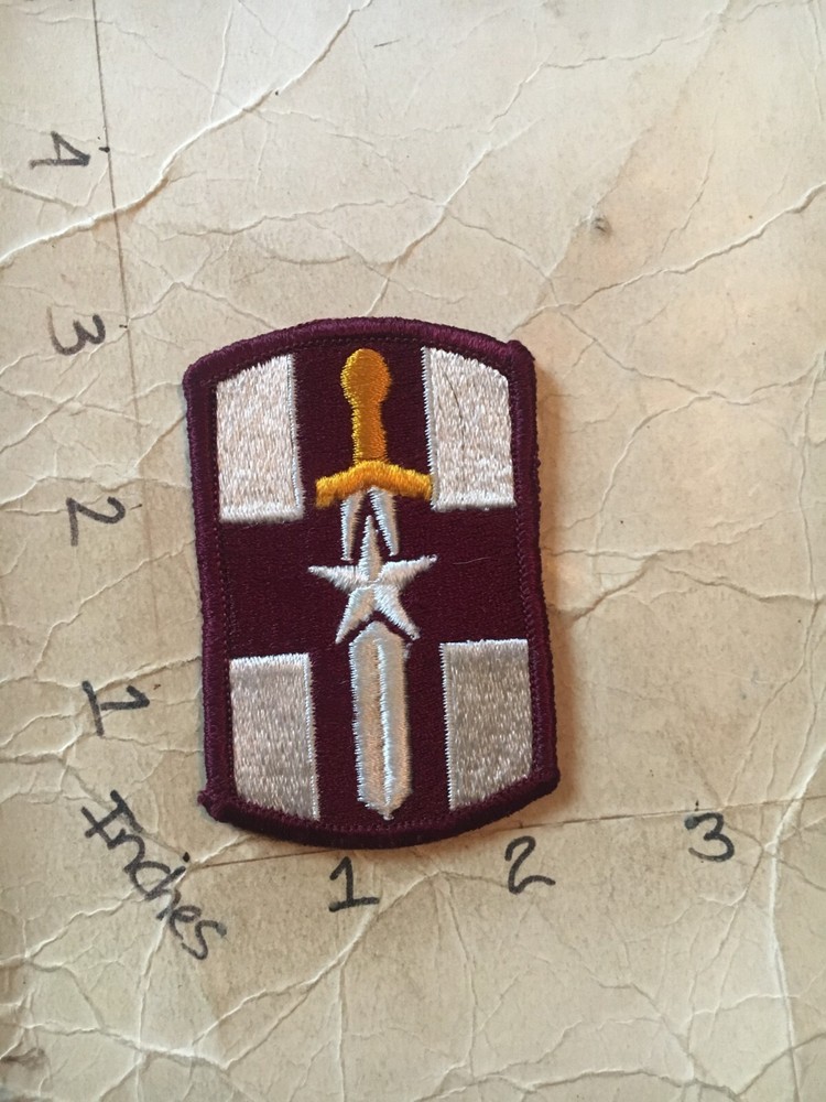 US Army 807th Medical Brigade m/e patch 6/7/25