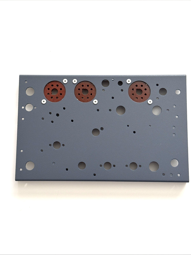 PARASET replica  FRONT PANEL with 3 sockets BLUE POWDER