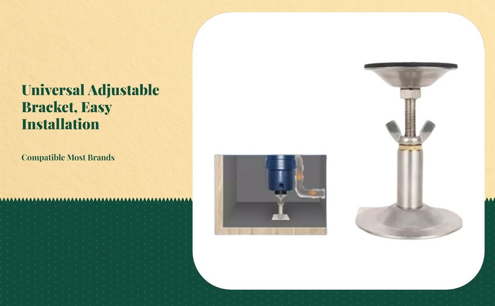 Stainless Steel Garbage Disposal Support Bracket