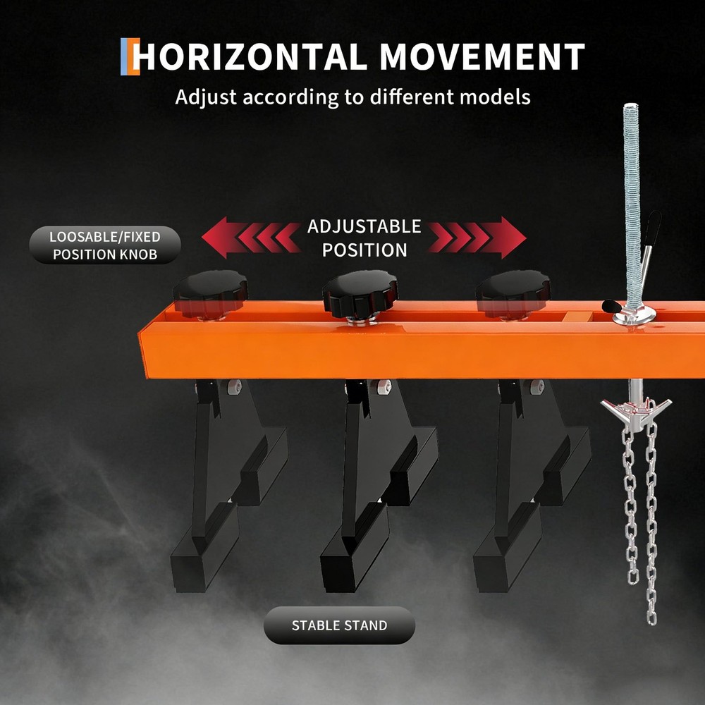 DEXSO Engine Support Bar 1100 Lbs Capacity Engine Transverse Bar Engine Hoist...