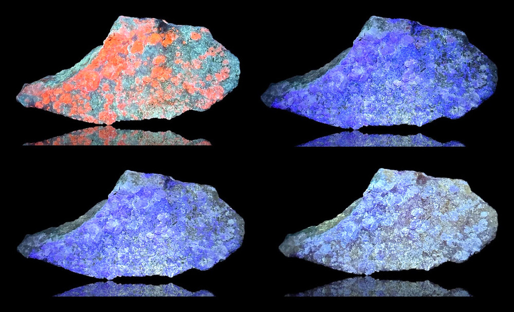 752 Gr. Fluorescent Phosphorescent Tenebrescent Hackmanite Crystals, Unknown