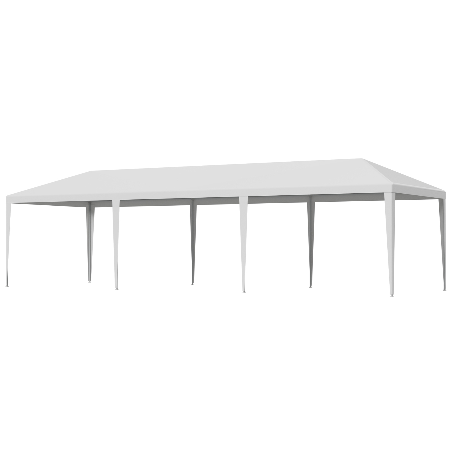 2PCS 10'x30' White Outdoor Gazebo Canopy Wedding Party Tent 8 Removable Walls