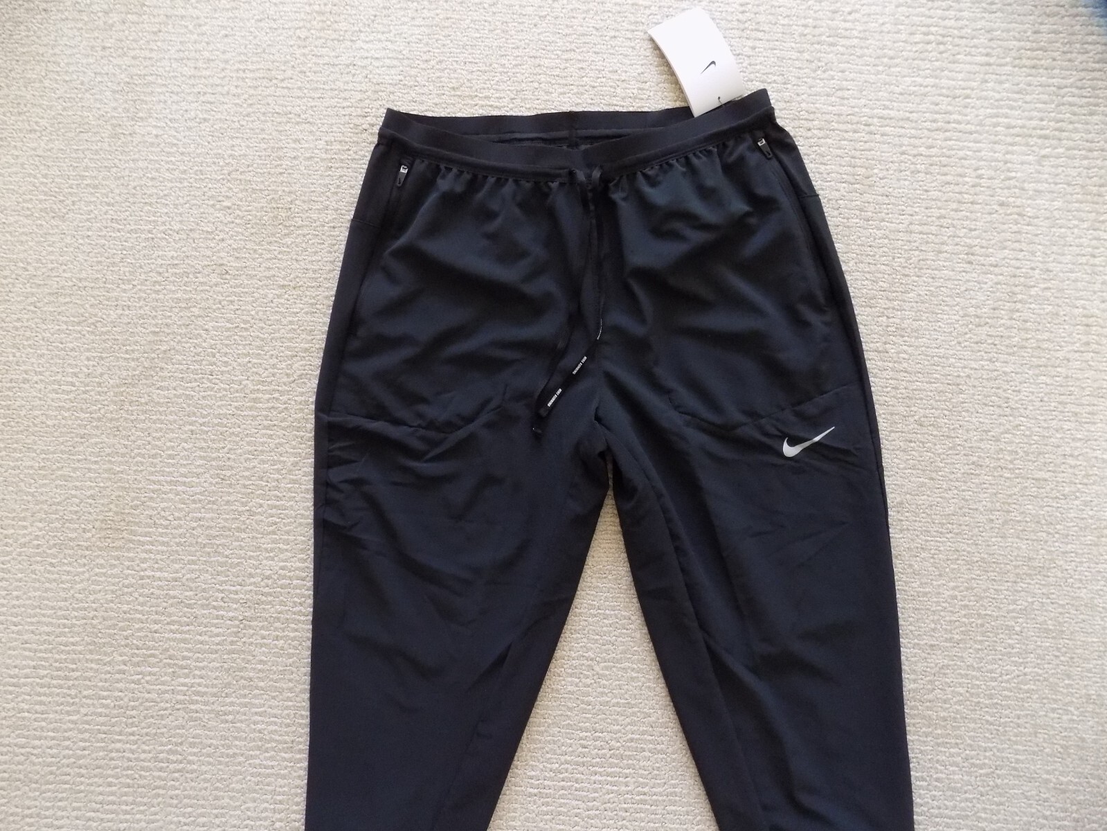 NEW MENS S M XL NIKE PHENOM ELITE WOVEN RUNNING JOGGERS PANTS BLACK CU5512 010