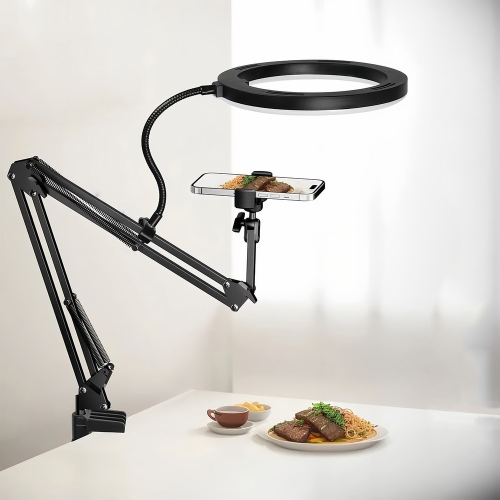 Phone Holders Camera Stand Mount LED Ring Light Kit for Video Record Live Stream