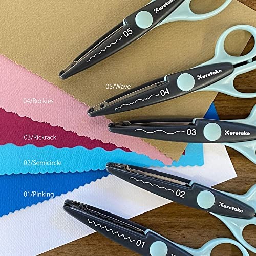 Kuretake Craft Scissors, Semicircle