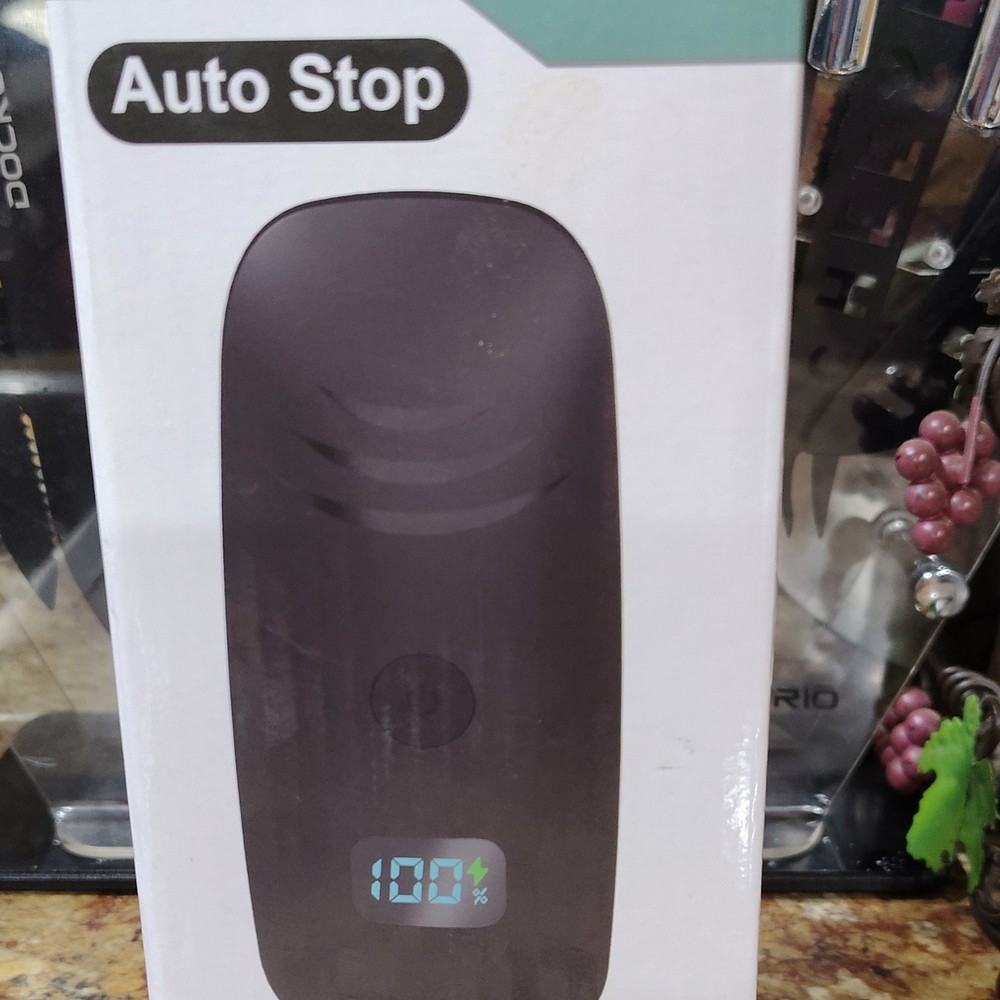 Auto Stop Battery Can Opener Black Digital Display Type-C Charging