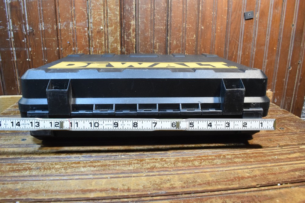 DEWALT POWER DRIVER DRILL HARD PLASTIC STORAGE CARRY CASE TOOL BOX EMPTY D21008K