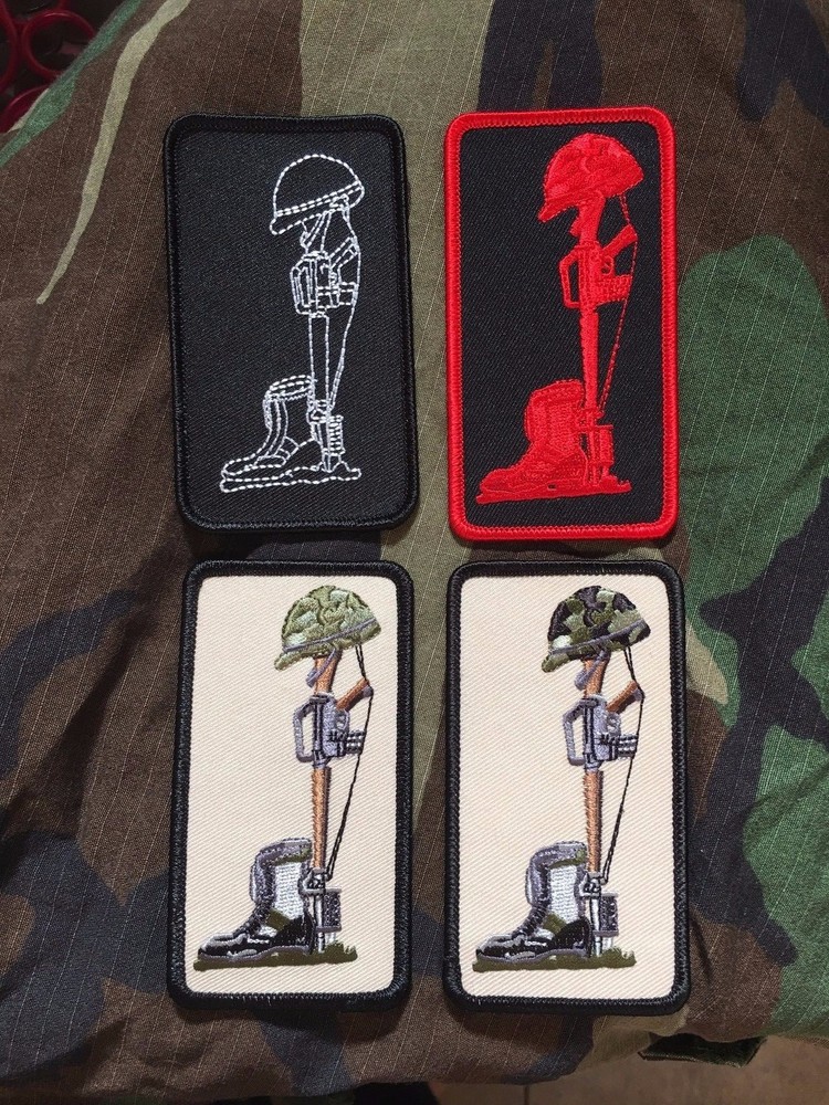 Fallen Troops Memorial Military Patch