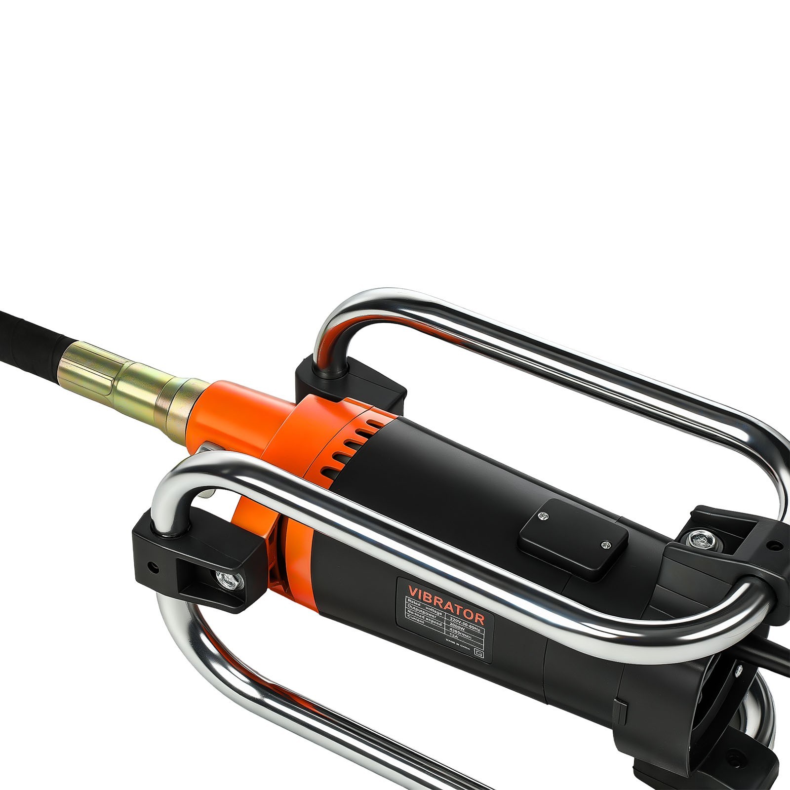 Electric Concrete Vibrator 2000W 14-3/4 feet Poker to Remove Air Bubbles 6m