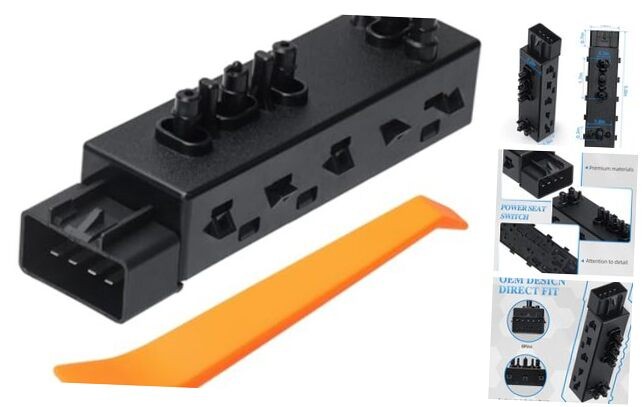 Power Seat Switch Front Driver Adjustment Switch - Compatible with 2010 Models