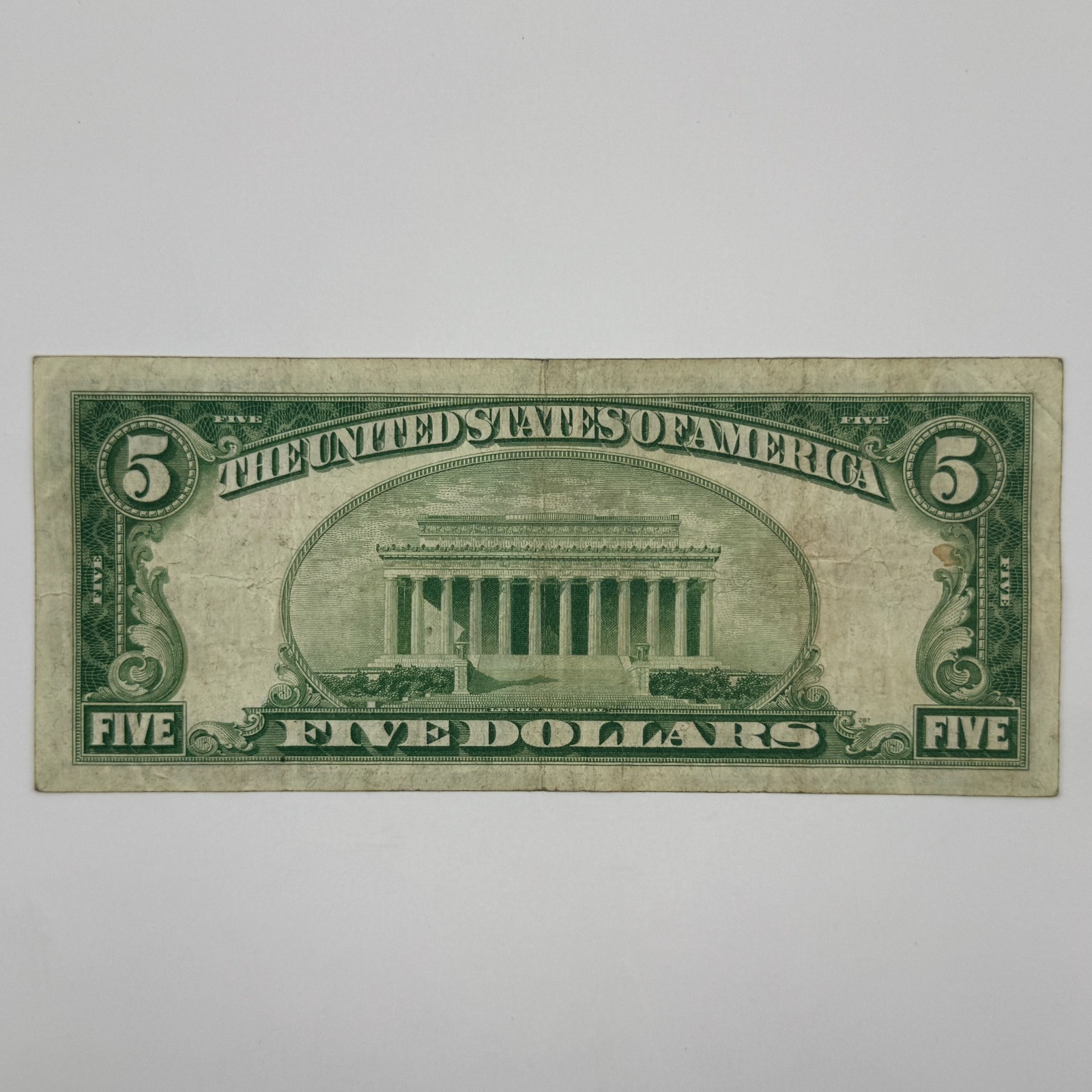 1928 $5 Legal Tender United States Note 3267A