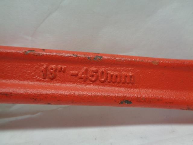 NEW REED 18" HEAVY DUTY PIPE WRENCH 1/4"-2 1/2" CAPACITY RW18 R22