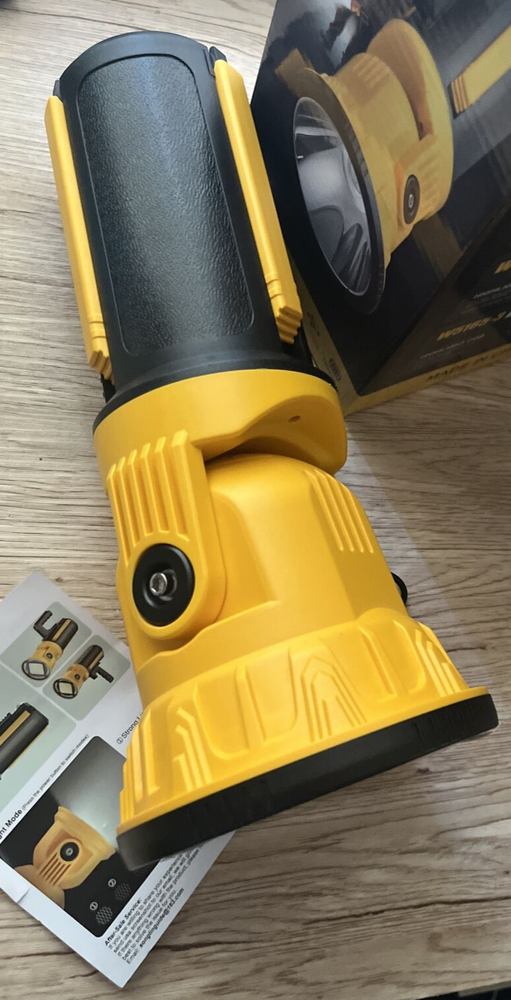 Multifuctional Searchlight Flood light Foldable Tripod Stand & Detachable Handle