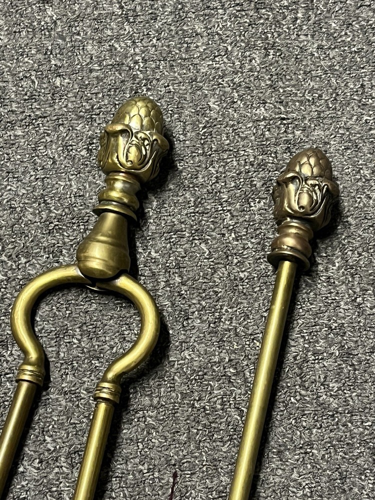 Brass Fireside Tools