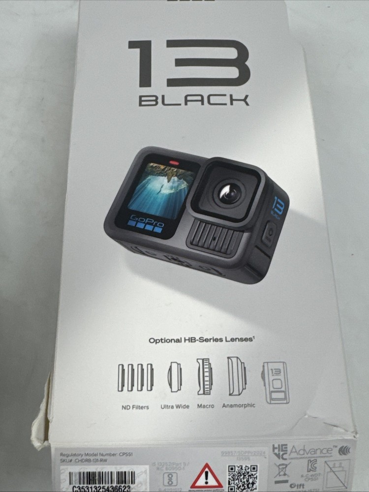 Go Pro Hero 13 Black Accessories Bundle