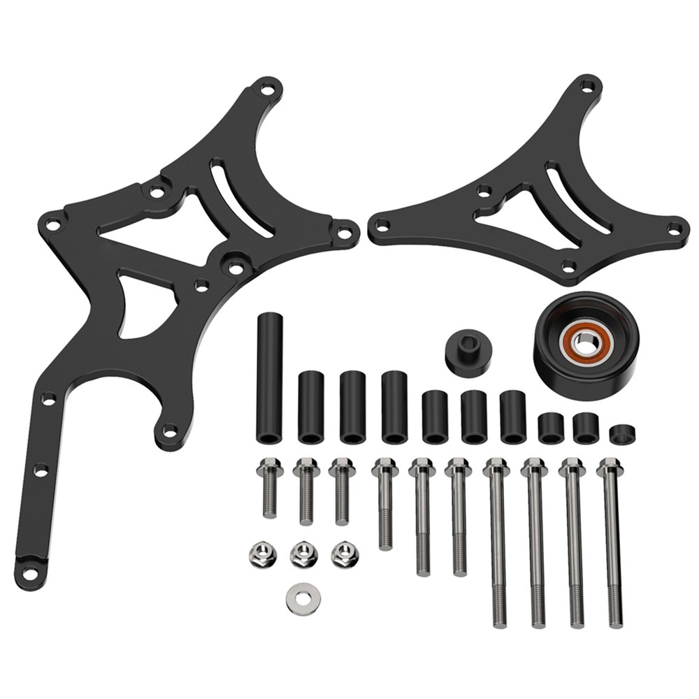 LS 508 AC Compressor Bracket And Alternator Power Steering Bracket Kit Swap