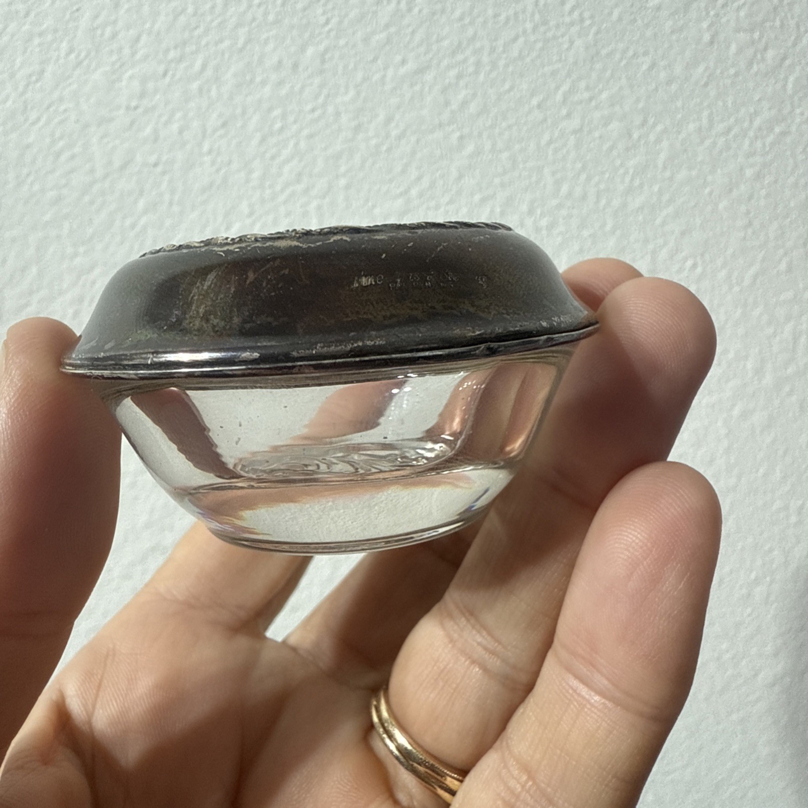 Fine Arts Sterling Silver Southern Colonial Open Salt Cellar No Monograms