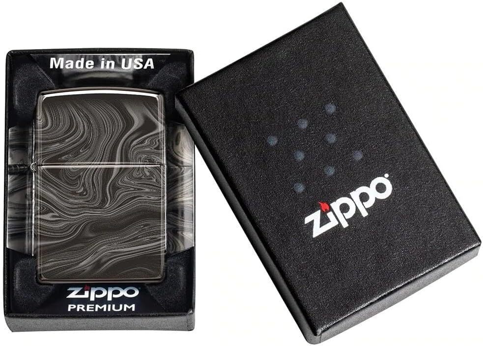 Zippo Lighter- Personalized Engrave for Geometric Patterns Marble Pattern 49812