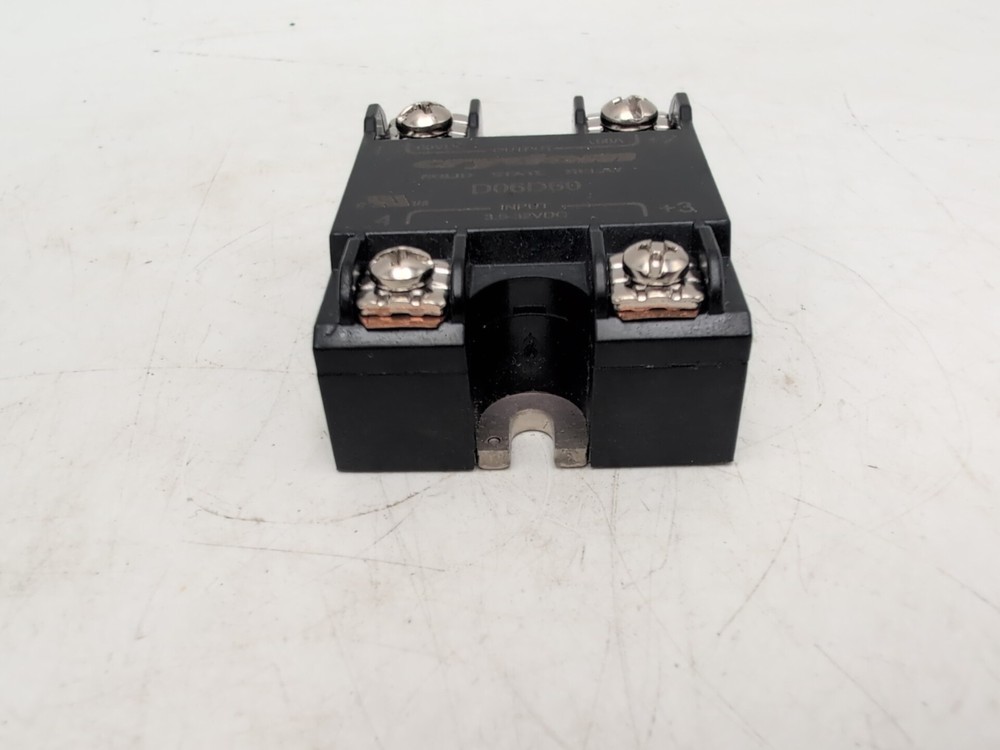 Crydom D06D60 Solid State Relay SSR 60A 60VDC Output 3.5–32VDC Input – Good