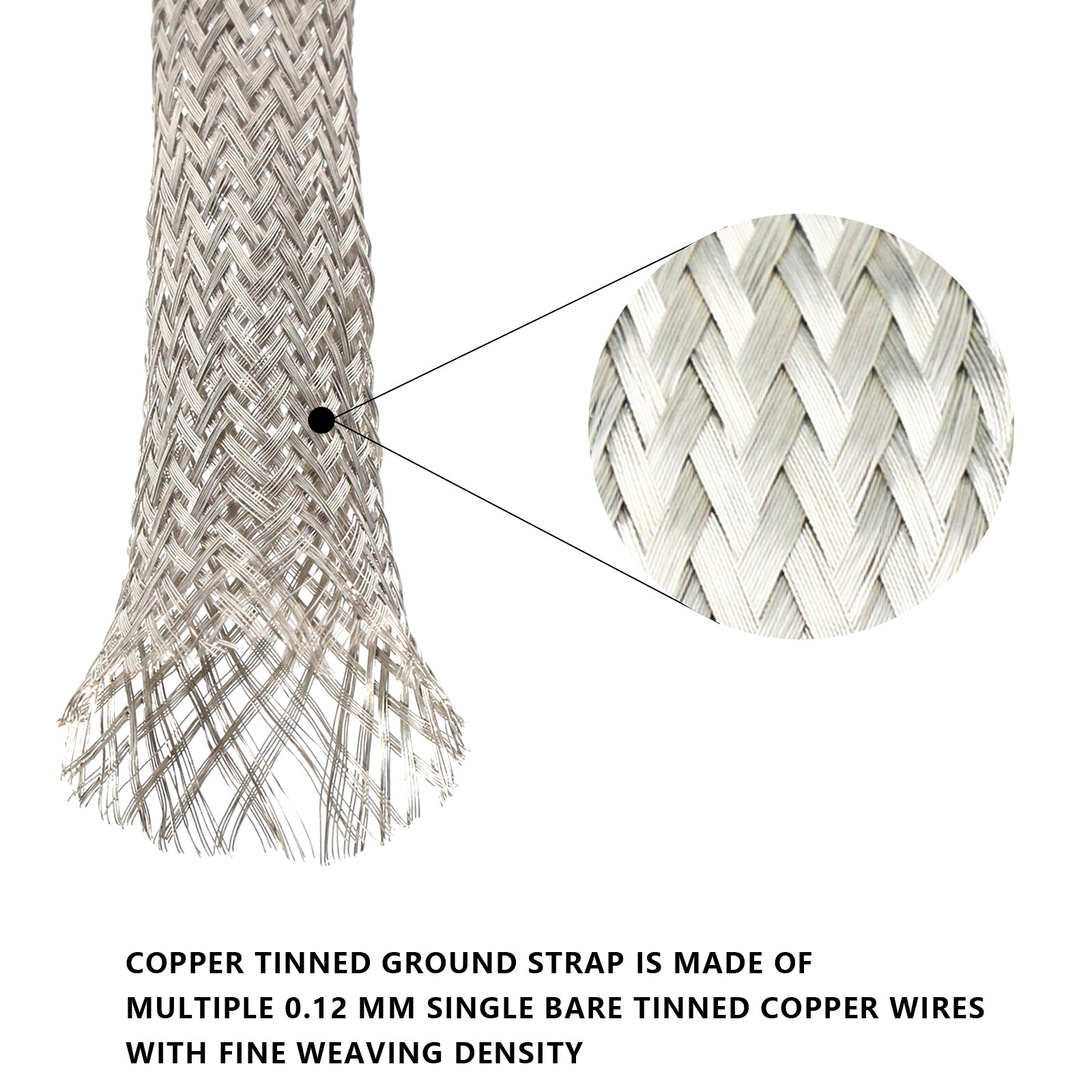 EMI RFI ESD Shielding Wire Sheathing Cable Sleeve Metal Mesh 5'&20' Length Lot