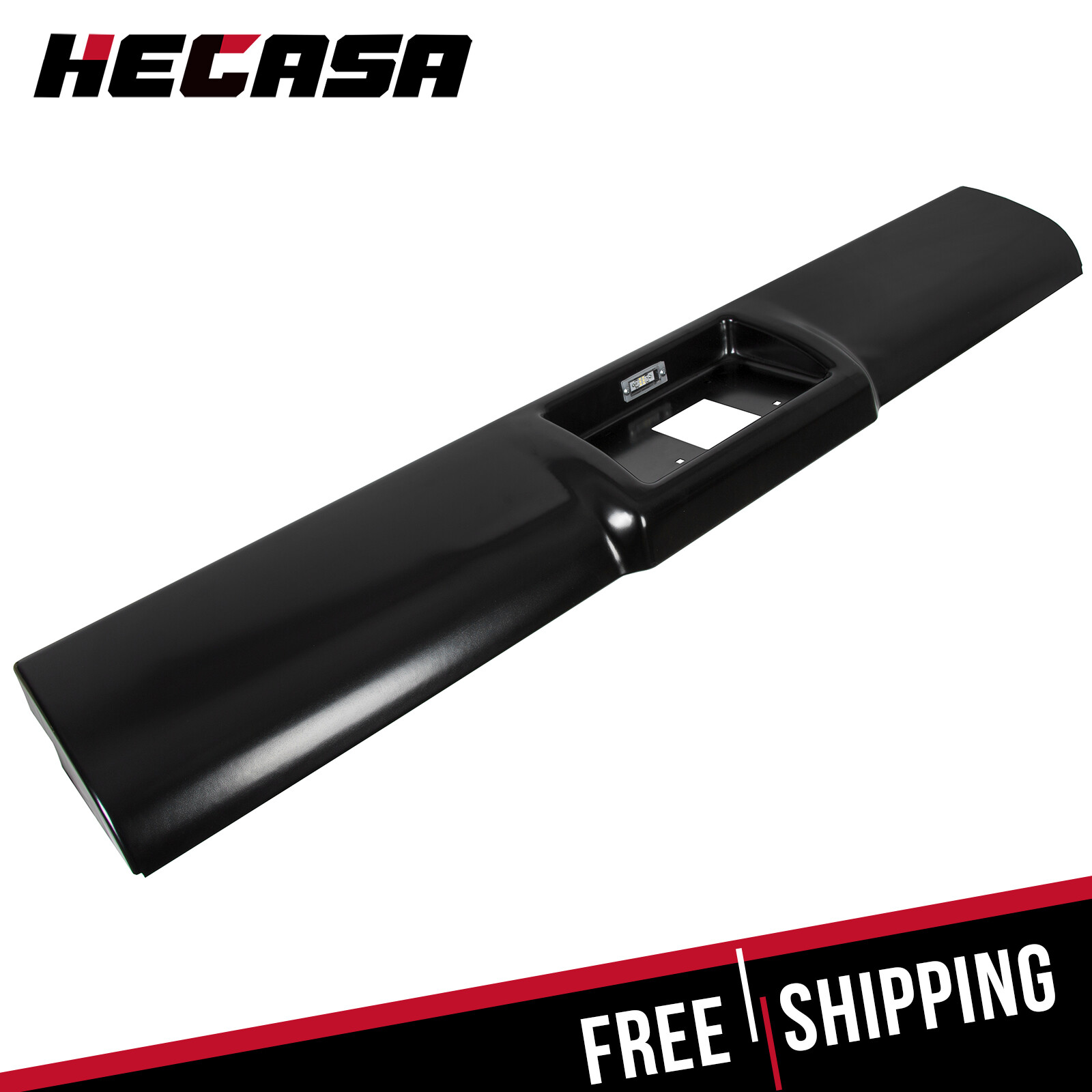 Rear Bumper Roll Pan w/ Light For 88-98 Chevy Silverado Sierra C/K1500 2500 3500