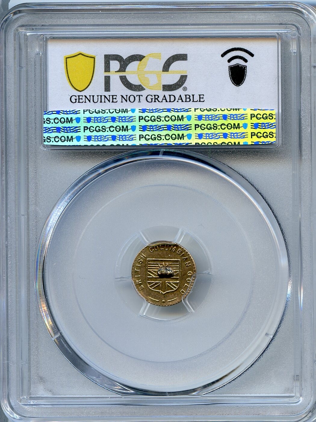 1912 $1 British Columbia, California Fractional Gold, Greene-400 / PCGS UNC, HR7