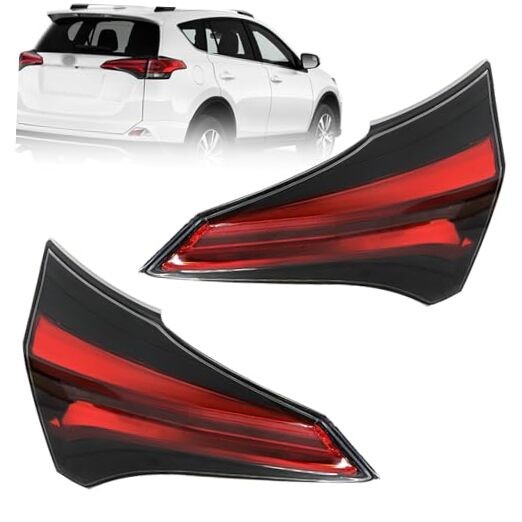 2-Pack Rear Left and Right Tail Light Brake Lamp Assembly Replacement for RAV