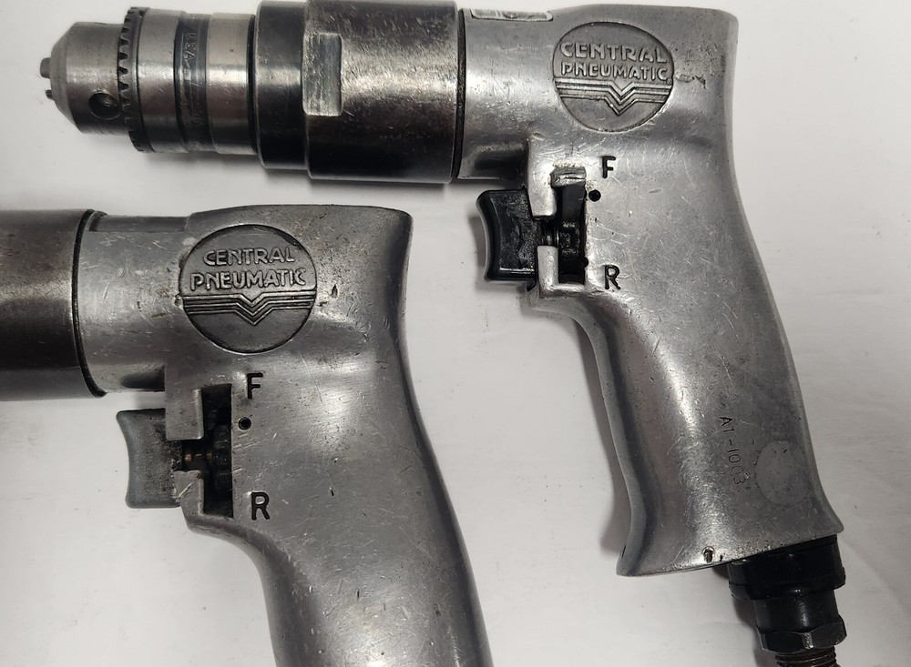 2 Central Pneumatic Air Drills Untested
