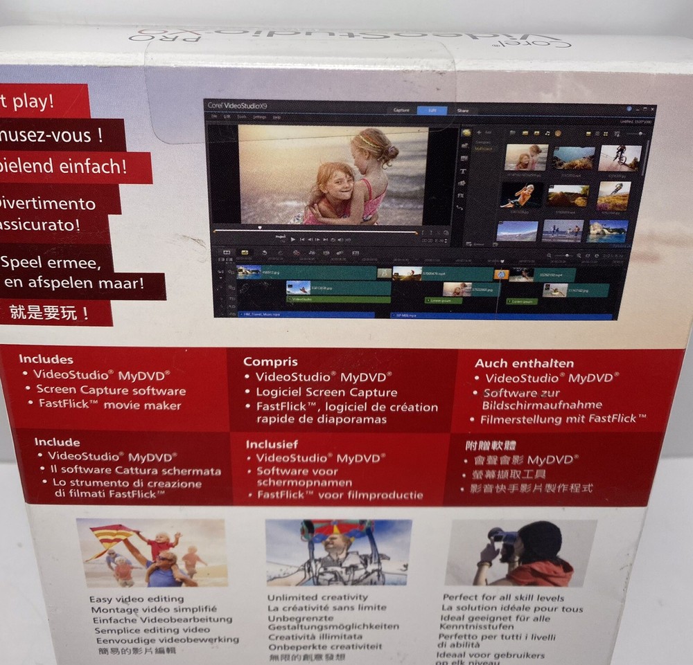 Corel VideoStudio Pro X9 For Windows Old Version (DVD)New