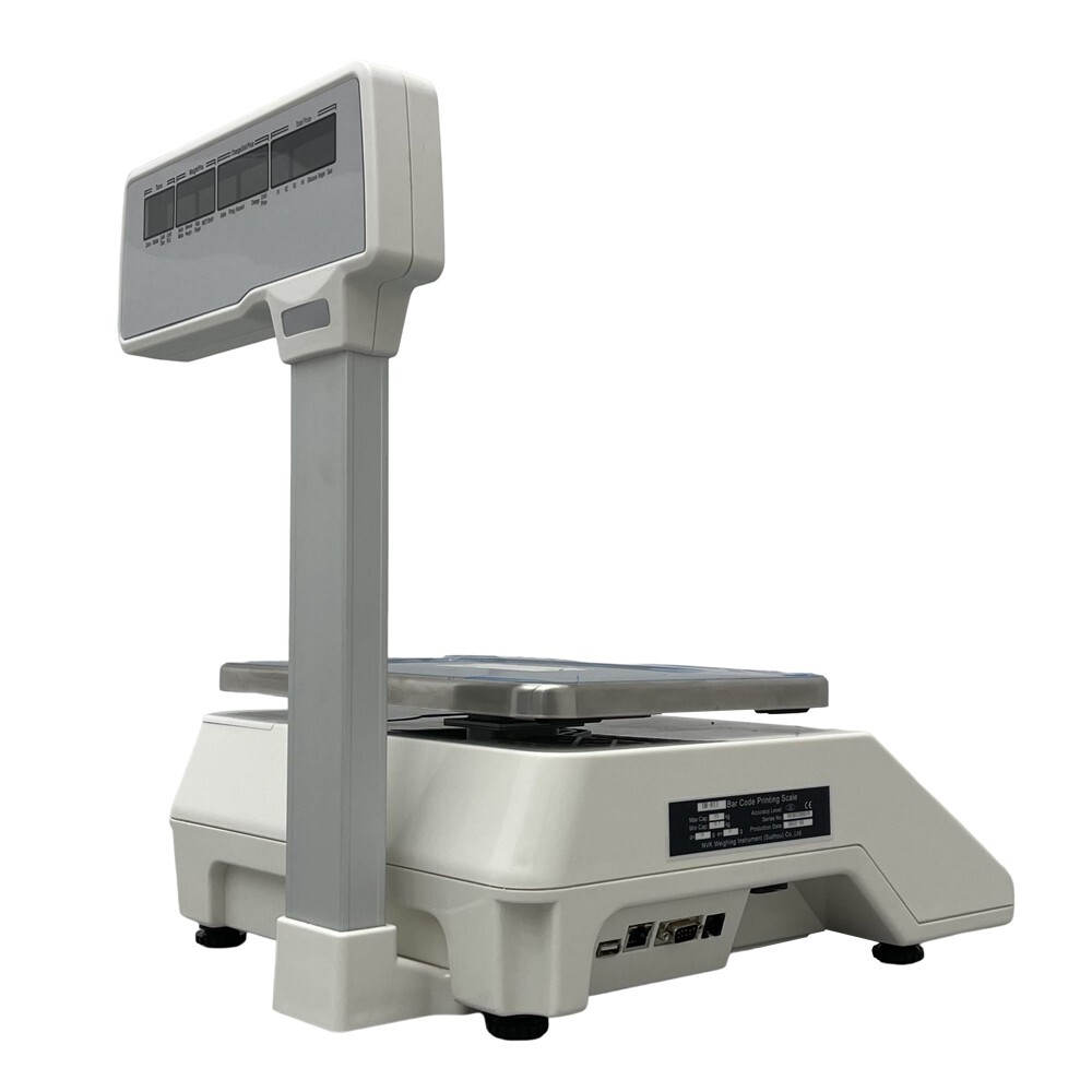 33LB Digital Price Computing Scale Food Label Printing Barcode Weighing Scale