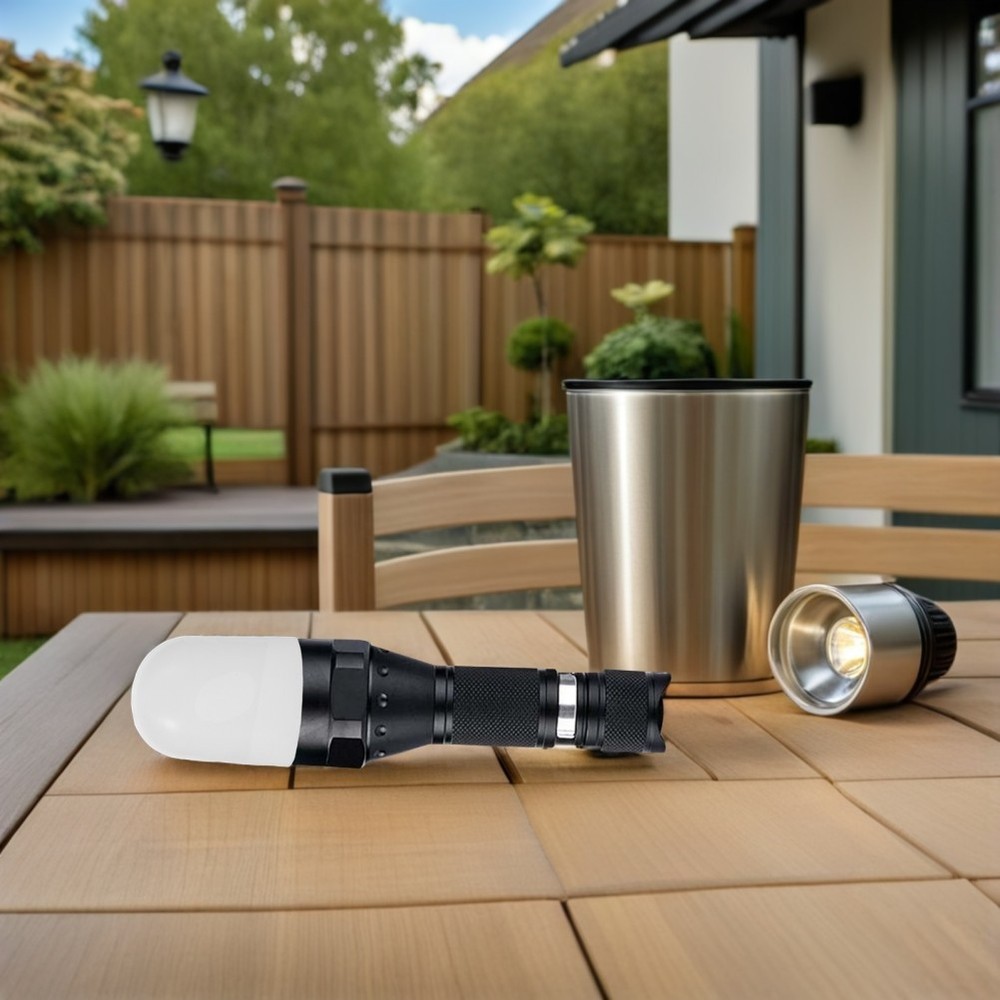 White Diffuser Caps Indoor Reading Lighting Dome Flashlight Cover Filter